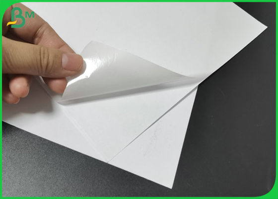 Inkjet Printing Semi Glossy 80 Gsm Self - Adhesive Paper For Making Product Label