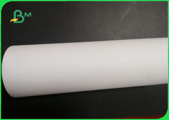 uncoated white wide Format Paper Inkjet plotter paper Roll 80gsm