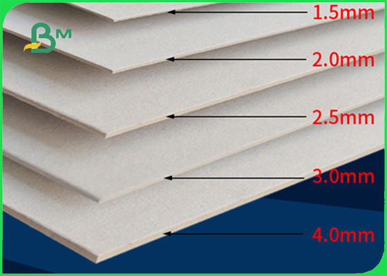 A4 A3 Laminated Greyboard For Note Pads 1.5mm 2mm Hard Stiffness