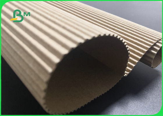 140gsm 170gsm Single Face E Flute Corrugated Board For Coffee Sleeves