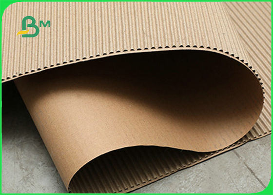 Single Face Corrugated Cardboard For DIY Crafts 110gsm + 120gsm Flat Surface