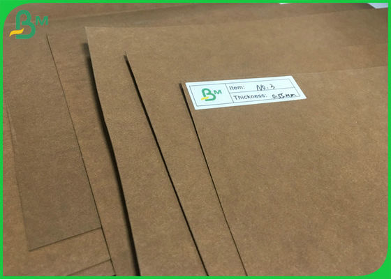 Wear - Resistant 0.3mm 0.55mm Washable Kraft Paper For Jeans Tag 70cm x 100cm