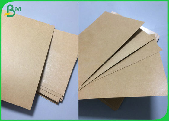 Grease Resistant Food Grade Kraft Board Coated PE Material 300gsm 350gsm