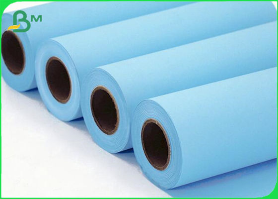80GSM A0 A1 20LB Blue Printing Plotter Paper For Architecture Drawing