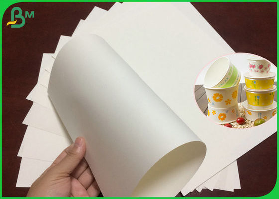 EU US FDA Certification Approved 210gsm White Kraft Paper For salad bowl