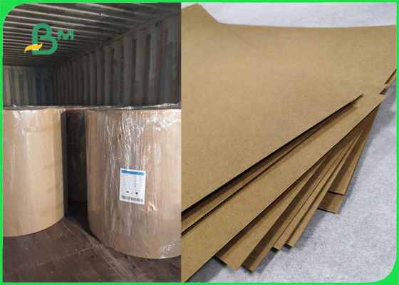 350gsm 400gsm Virgin Kraft Packaging Paper For Gift Box 65 * 86cm Sheet