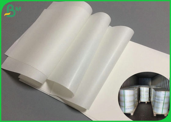 31 GSM White FDA Approved Cake Food Grade Paper Roll Packing For Heating Food