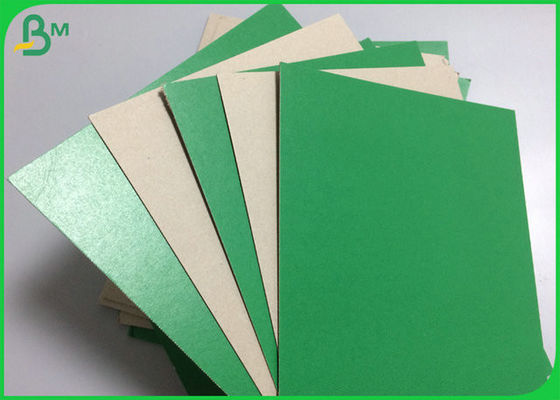 FSC Certificated Green Coated One Side And Other Side Grey Uncoated Cardboard