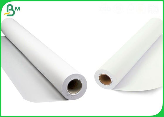 Smoothness Surface CAD Plotter Paper , 3 Inch Core 80gsm Plotter Roll Paper