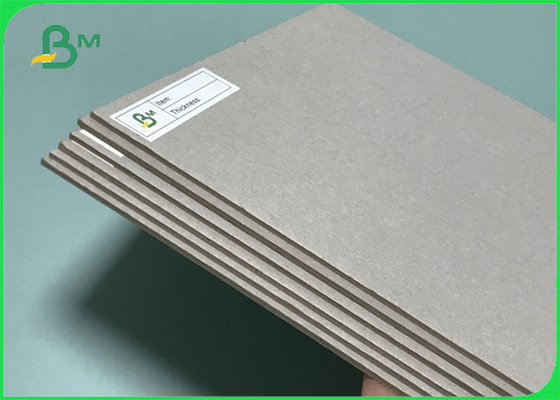 Recycled pulp Double Sides Grey Color 750gsm 1.2mm Thick Straw Board Sheets