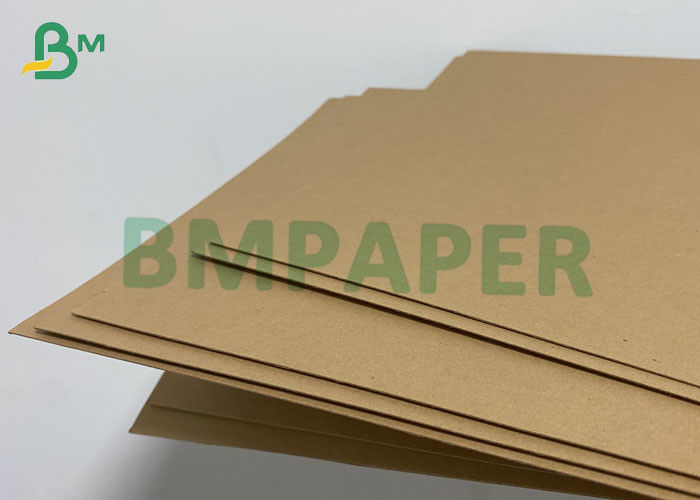 400gsm High Stiffness Kraft Cardboard Double Sided Brown Red Paper For