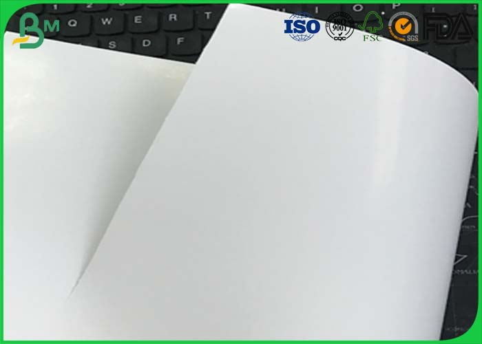 Litho Coated Couche Paper 80 85 90 Gram One Side Coated In Ream Roll Package
