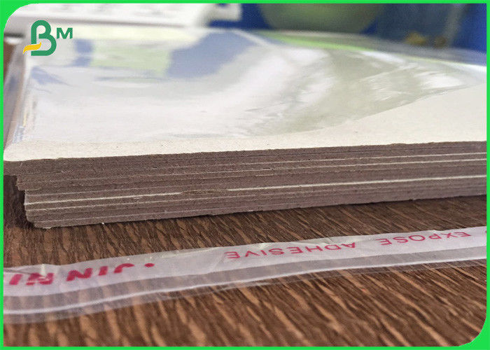 Waterproof Grey Chipboard Sheets , Grey Back Paperboard 0.5mm 1.5mm 2mm