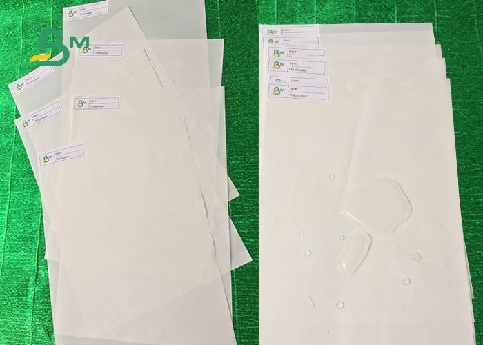 White Pe Coated Paper Untearable 192gsm 240gsm Thickness Limestone Paper