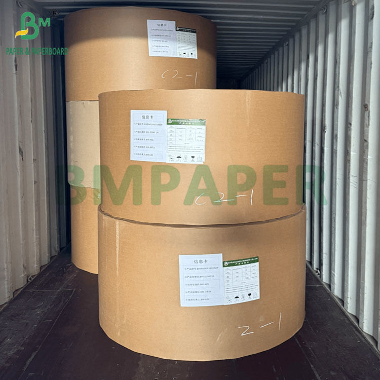 60gsm 70gsm Brown Ribbed Kraft Paper for Packaging