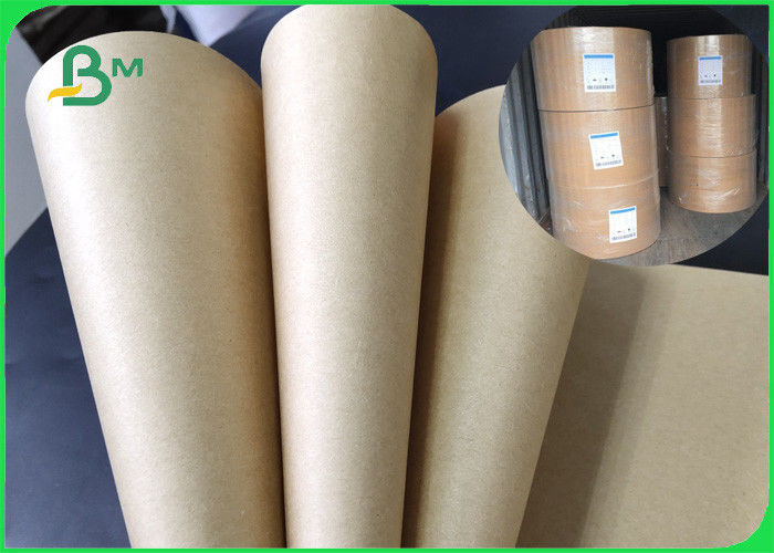 FSC Approved Harmless And Nontoxic Brown Kraft Paper / Food Grade Paper