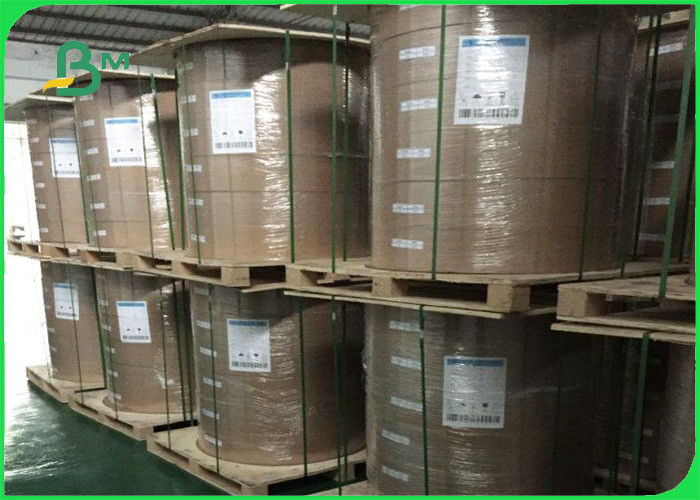 50gsm Natural Color PE Coated Kraft Paper / Cup Paper Single Side ...
