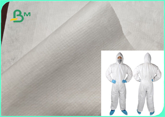 White 1443R 1473R Dupont Tyvek Paper For Protective Suit High Density