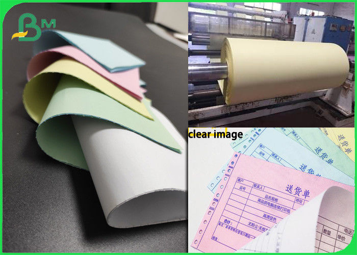 Digital Carbonless Paper Printing CB 52 CFB 50 CF 55 Colorful NCR Paper ...
