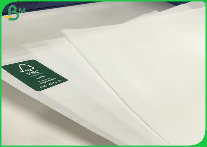 Food Grade White Kraft Paper For Food Wrapping 60g 70g Roll