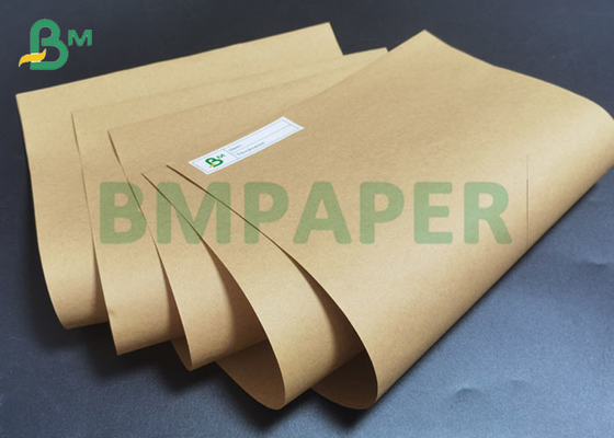 High Tensile Strength Dark Brown Color Extensible Kraft Paper Roll With 102cm Width