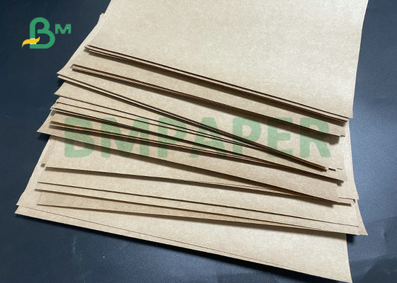 Extensible 70gsm 80gsm Brown Kraft Paper For Cement Sand Flour Powder Packaging