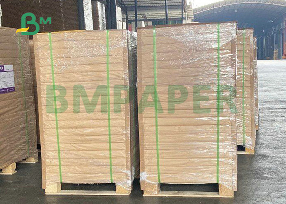 Extensible 70gsm 80gsm Brown Kraft Paper For Cement Sand Flour Powder Packaging