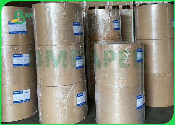 70gsm 80gsm Extensible Sack Brown Kraft Paper For Cement Bag 94cm 102cm