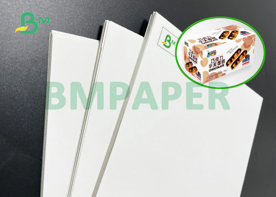 Fully Recyclable 270gsm 325gsm White Bleach Board For Food Packaging