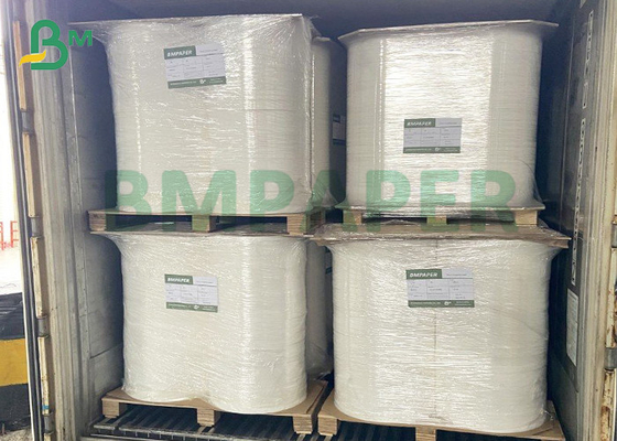Toothpick Wrapping Food Grade Paper Roll 24GSM * 26.5mm Width White Color