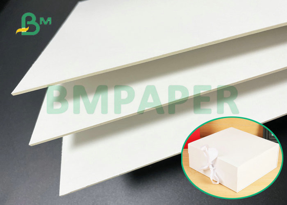 36 * 38'' 1.5mm Thickness Both Sides White Laminated Board Sheet  For Cosmetic Box