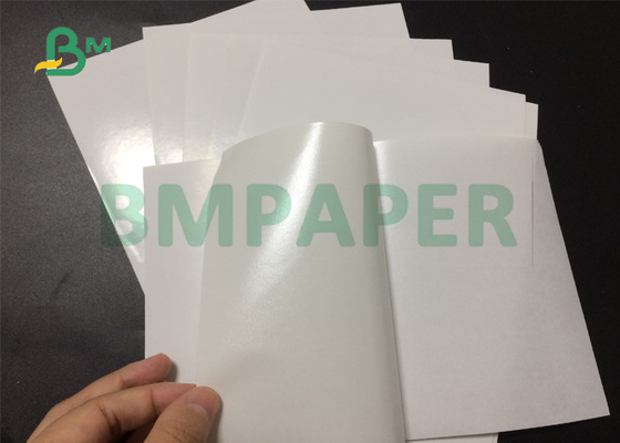 1072mm 78gsm Cast Coated +60gsm Glassine Liner Adhesive Paper For Label Printing