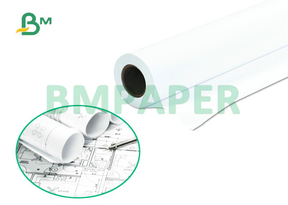 24'' X 500' 75gsm 80gsm 3'' Core CAD Plotter Paper 2 Rolls Per Case