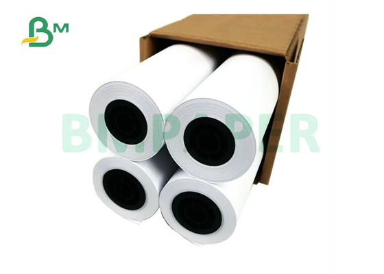 24'' X 500' 75gsm 80gsm 3'' Core CAD Plotter Paper 2 Rolls Per Case