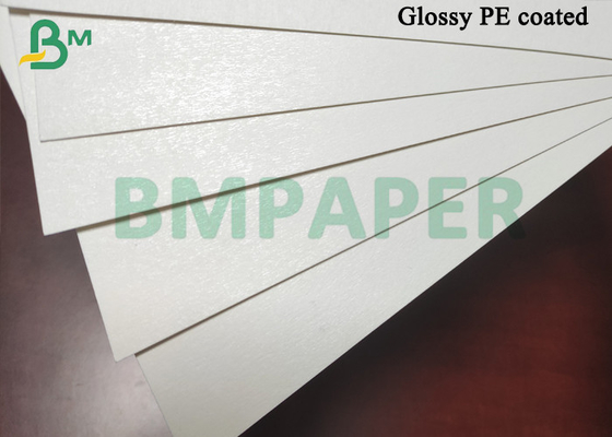 High Bulk Single 15 PE Coated Paper Board 160 - 300gsm Cup Paper Stock