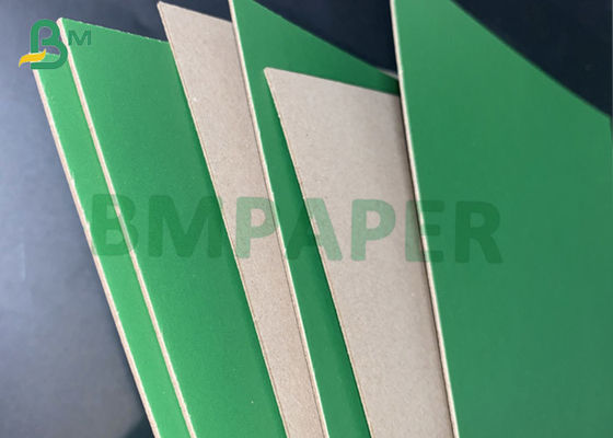 1.2mm 2mm Green lacquered carton paper grey cardboard High stiffness