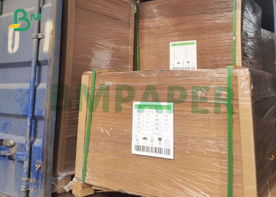 350gsm Red Brown Kraft Paper Good Printing Effect For Business Cards