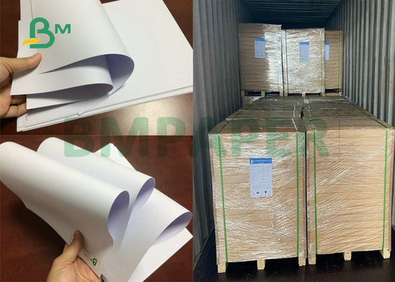 548mm 70Gsm 80Gsm 90gsm White Uncoated Paper Roll For Product Manual Printing