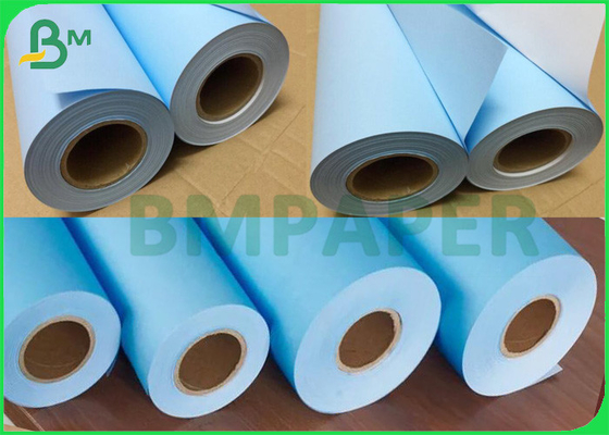 Single Sided Blueprint Bond Paper 80gsm 880mm X 50m 2 Inch Core