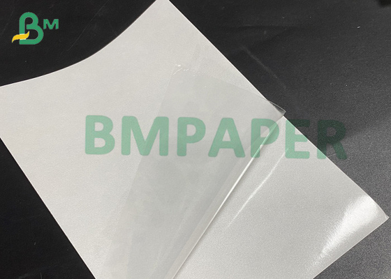 PVC Transparent Sticker Paper 70x100cm Strong Adhesive Label Printing