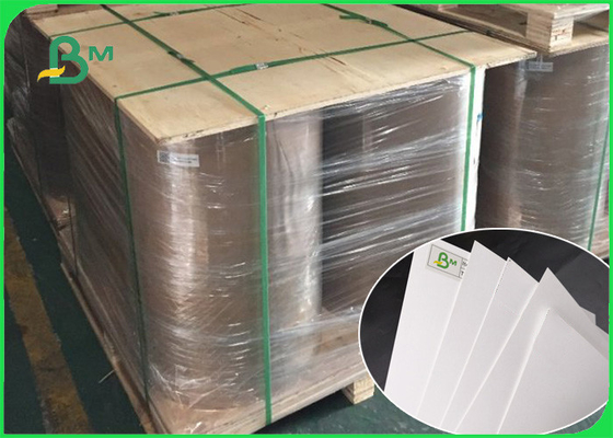 High Glossy 80gsm 90gsm 100gsm Two Sides Coated Couche Paper 79 * 109cm For Bag