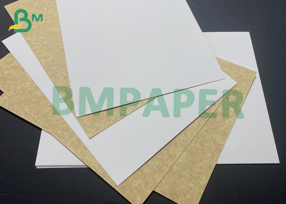 270g 325g Food Grade Kraft Cardboard Coated Single Double Sided White Kraft Two Colours