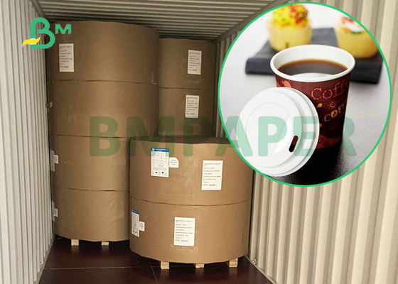 Food Grade 200gsm + 15gPE P1S Cup Paper 780MM 882MM Width In Reel