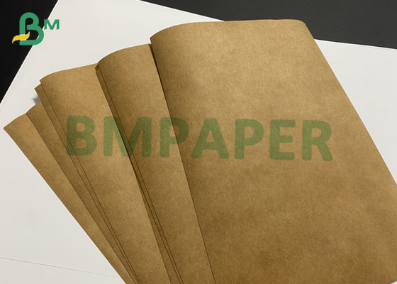 Washable Kraft Paper One Side Brown One Side White Custom Roll 0.3mm 0.6mm