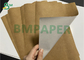 Washable Kraft Paper One Side Brown One Side White Custom Roll 0.3mm 0.6mm