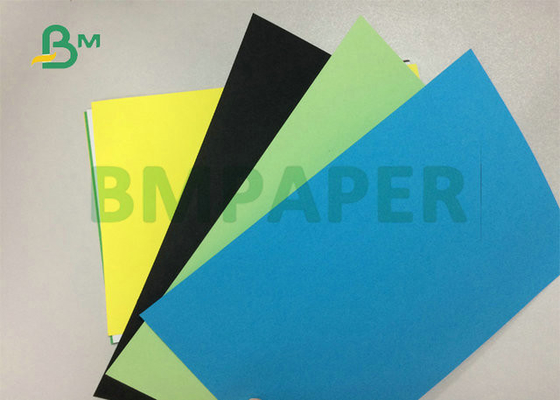 Uncoated Pink Blue Green 180Gsm Normal Card Sheet For Advertising Printing 63.5 x 91.4cm
