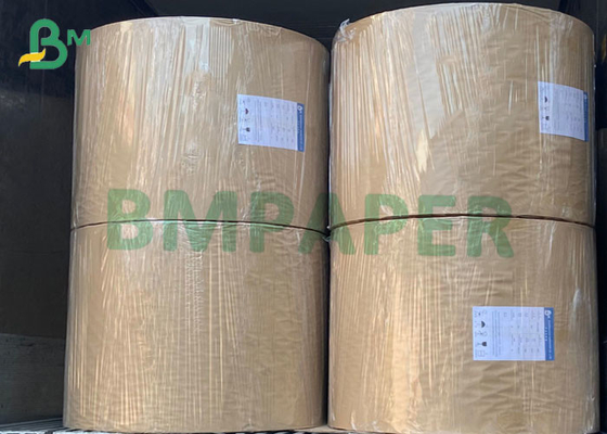 350g Brown Krafted Paperboard Roll For Food Wrapping Customized Laminated Film