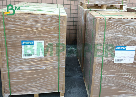 400gsm High Stiffness Kraft Cardboard Double Sided Brown Red Paper For Packaging Boxes