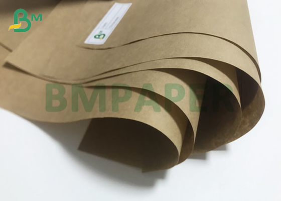 Durable Dark Brown Color 70grams 80grams Uncoated Extensible Kraft Paper