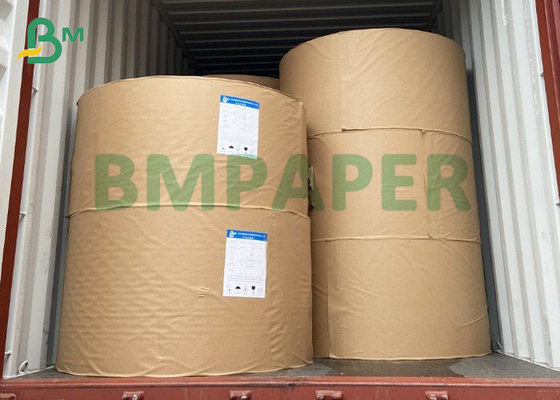 35gsm MG Food Grade Paper Roll Virgin Brown Kraft Paper For Bread Paper Bag